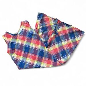 Y2K Plaid Maxi Dress